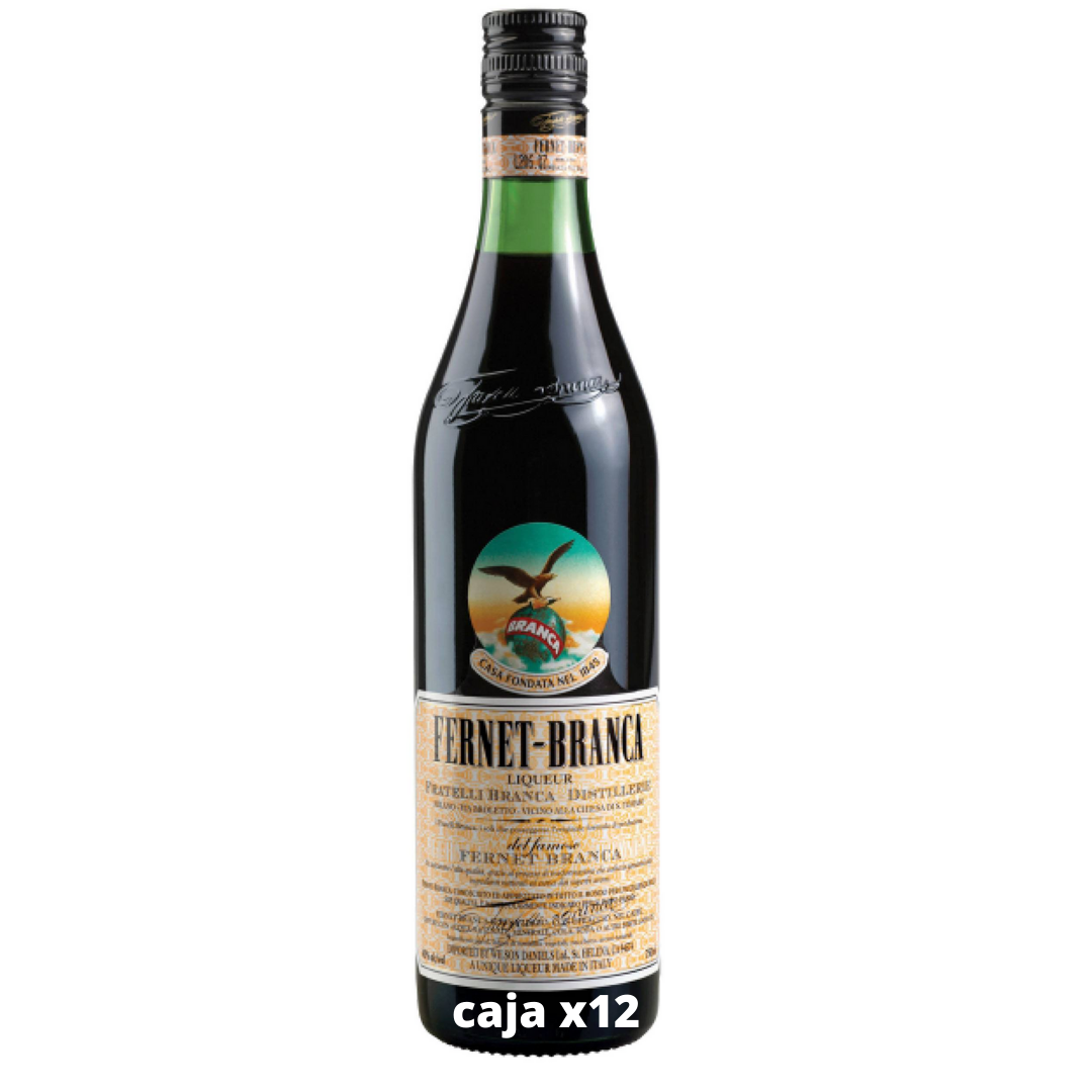 Caja Fernet Branca 750cc x 12 unidades